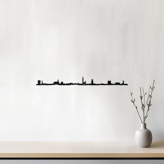 Skyline Amberes skyline in wood - Skylinecity