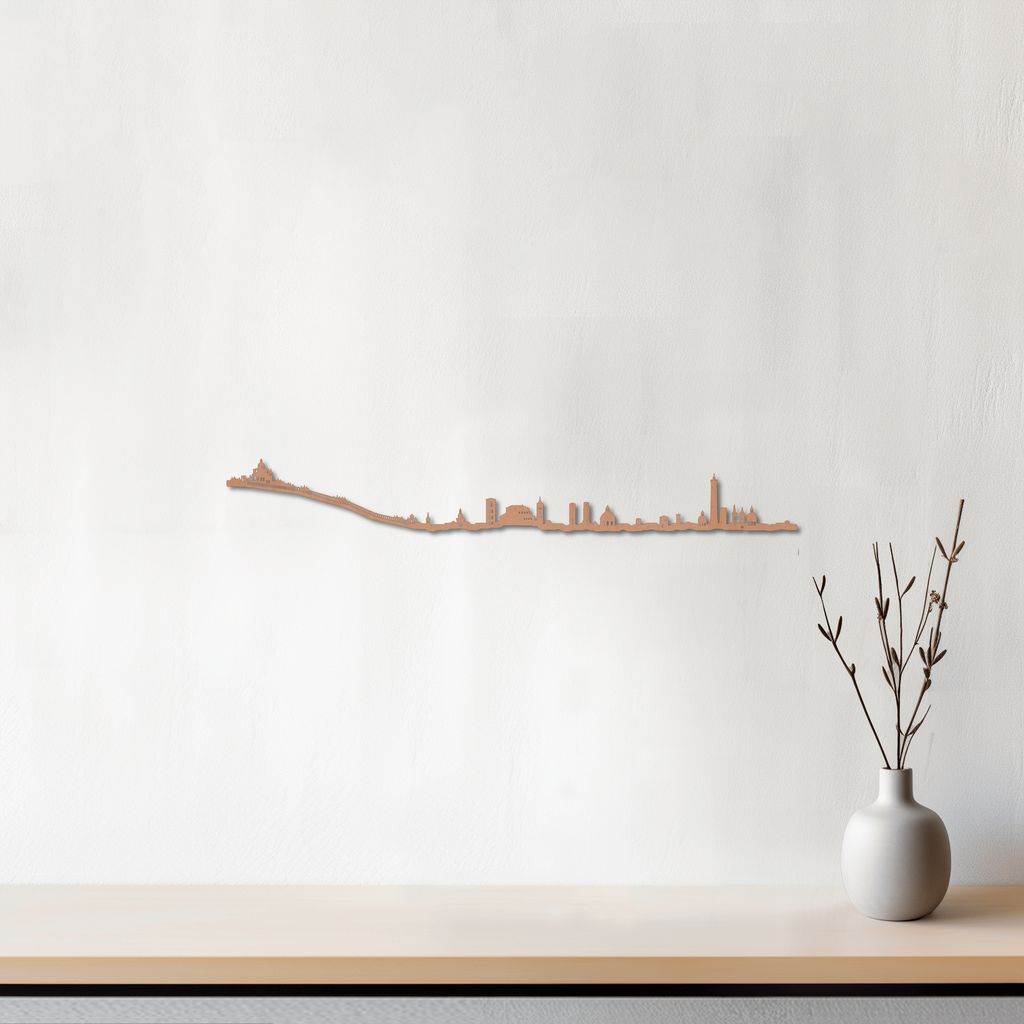 Skyline Bolonia skyline in wood - Skylinecity