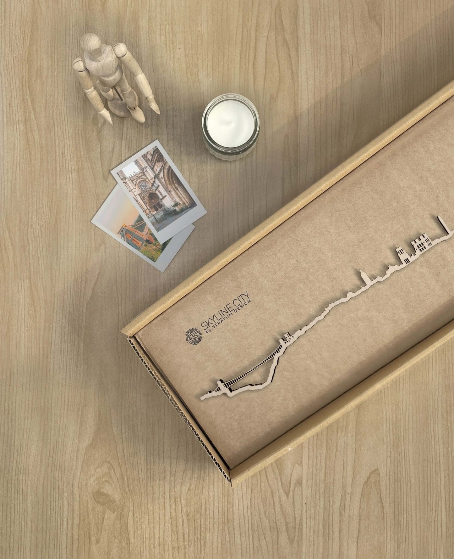 Skyline Bristol skyline in wood - Skylinecity