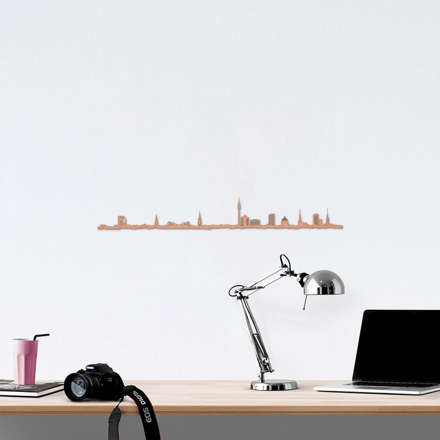 Skyline Dortmund skyline in wood - Skylinecity