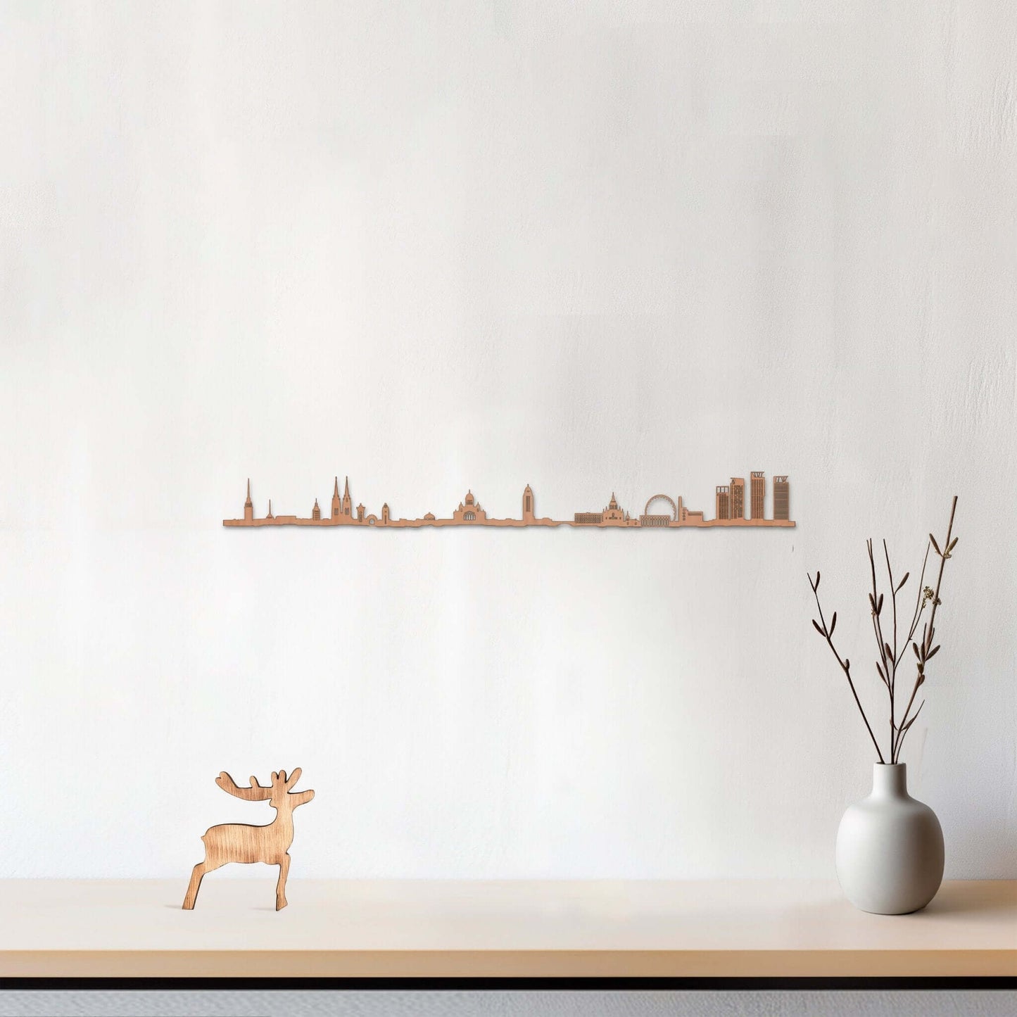 Skyline Helsinki skyline in wood - Skylinecity