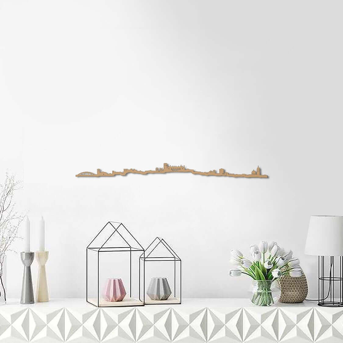 Skyline Huesca skyline in wood - Skylinecity