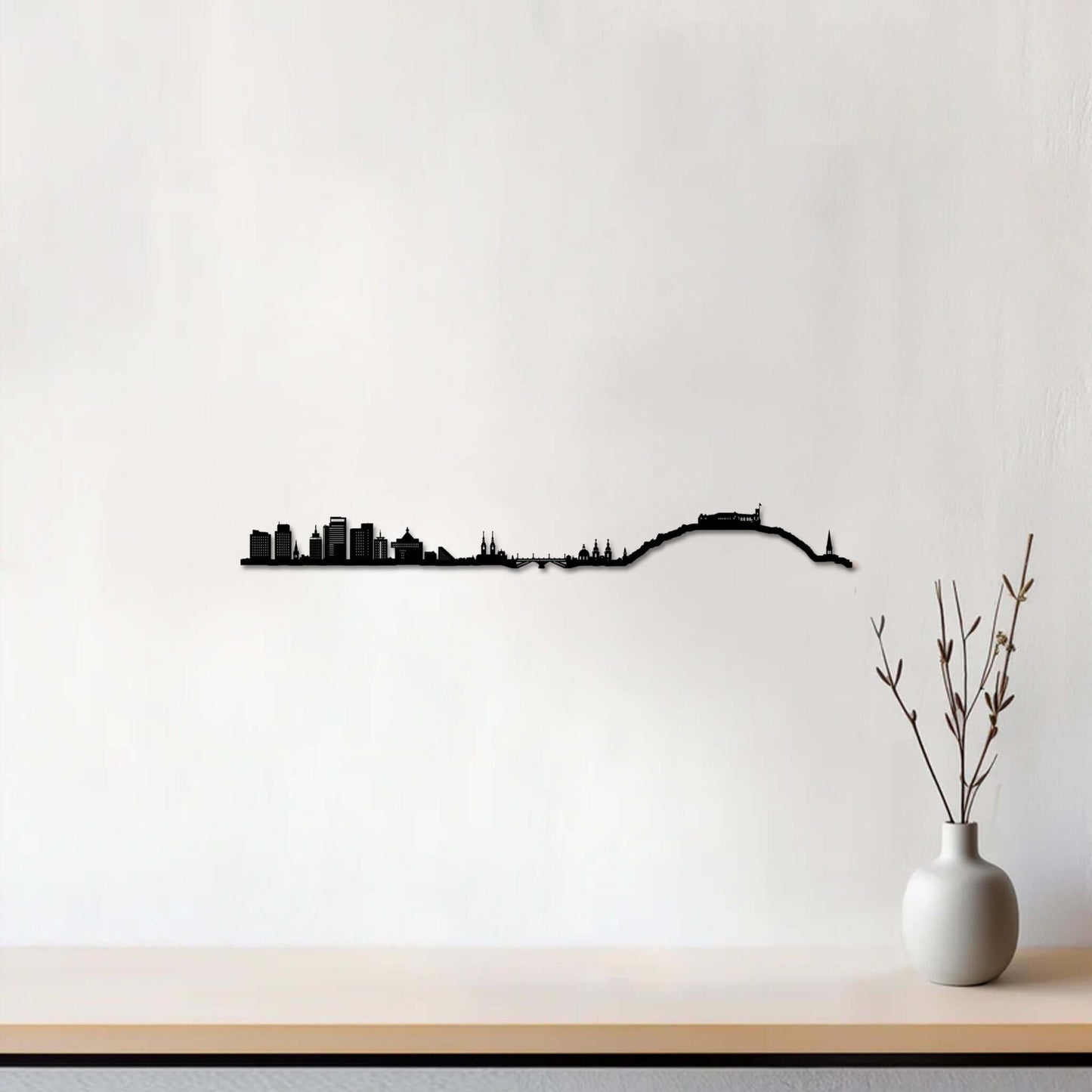 Skyline Ljubljana skyline in wood - Skylinecity