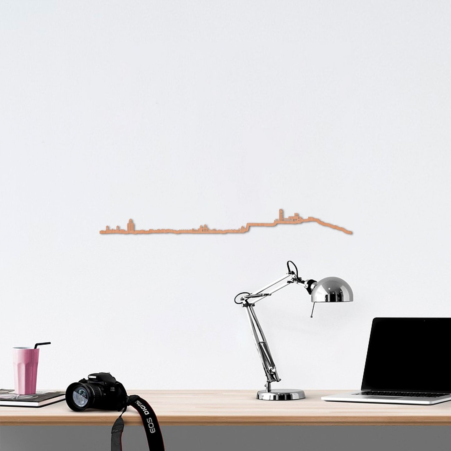 Skyline Lleida skyline in wood - Skylinecity