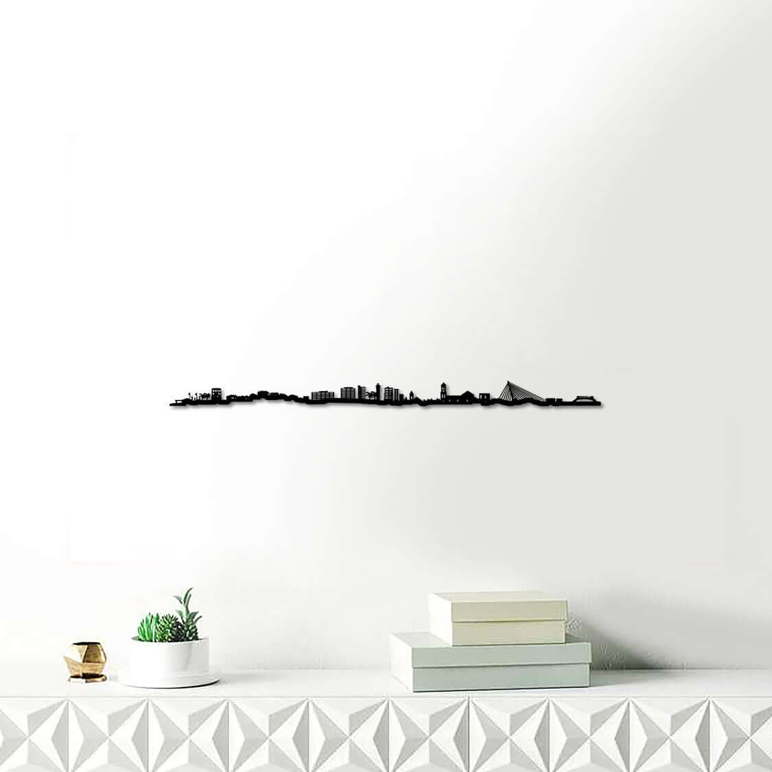 Skyline Marbella skyline in wood - Skylinecity