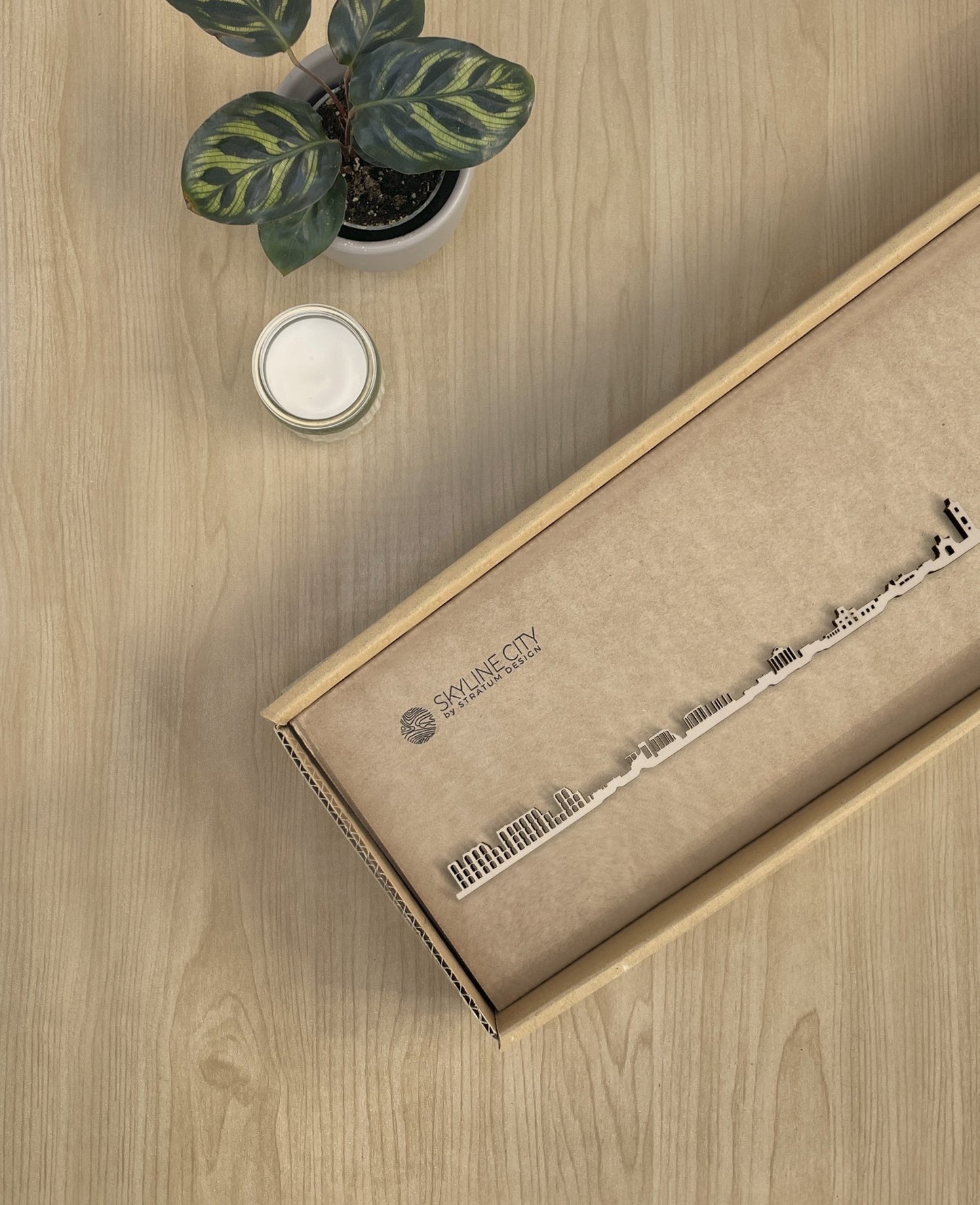 Skyline Mérida skyline in wood - Skylinecity