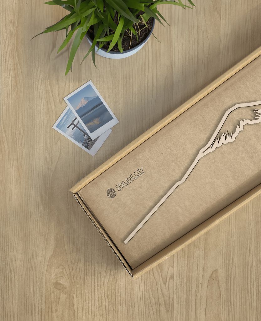 Skyline Monte Fuji skyline in wood - Skylinecity