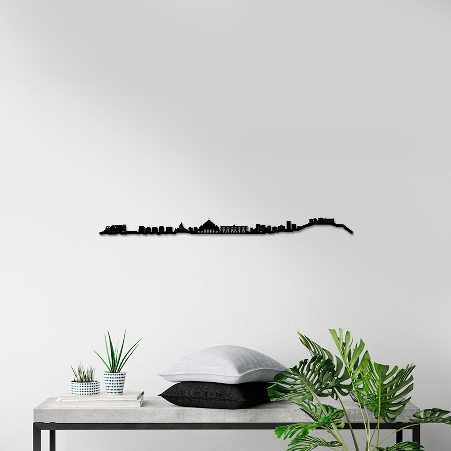 Skyline Nápoles skyline in wood - Skylinecity