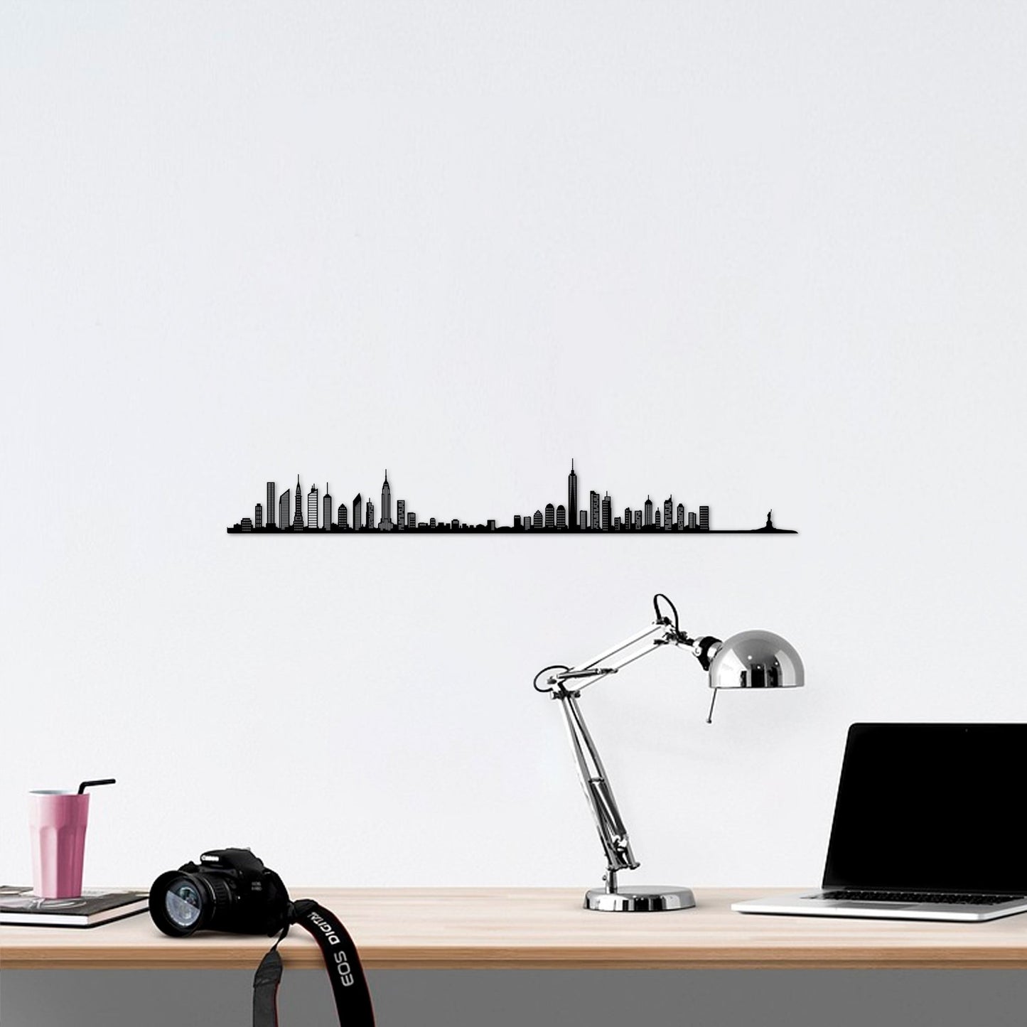 Skyline New York skyline in wood - Skylinecity