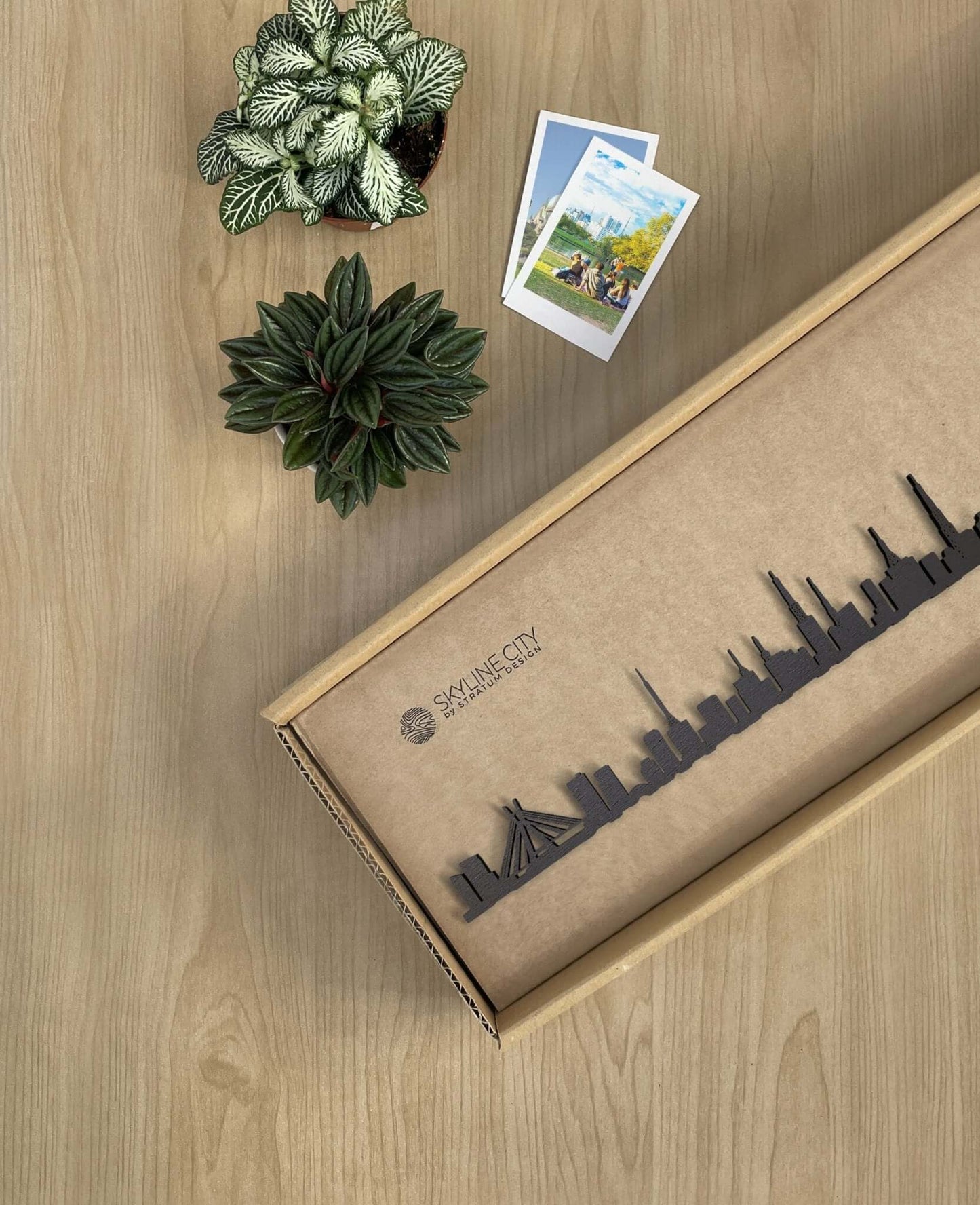 Skyline São Paulo skyline in wood - Skylinecity