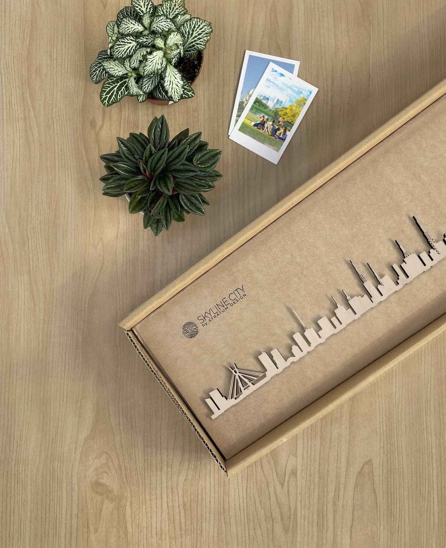 Skyline São Paulo skyline in wood - Skylinecity