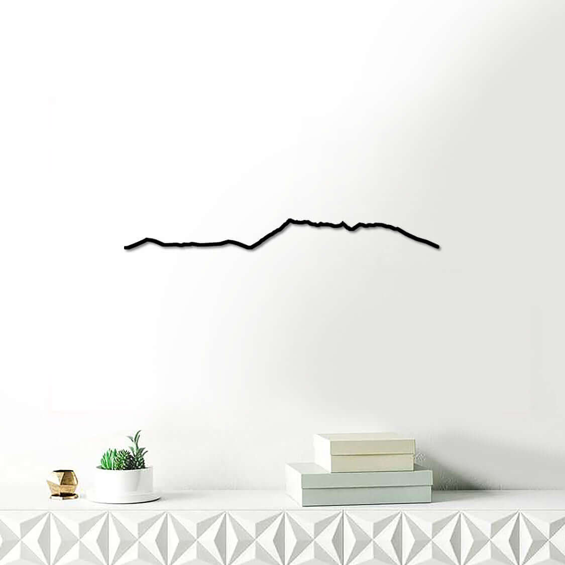 Skyline Sierra Blanca - La Concha skyline in wood - Skylinecity