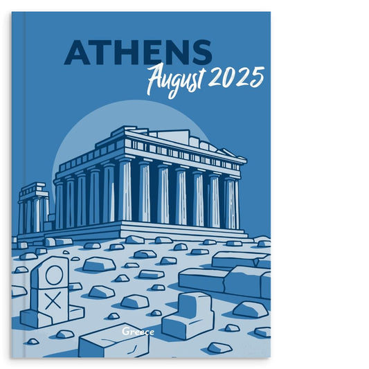 Tripbook – Álbum de viaje personalizado skyline in wood - Skylinecity