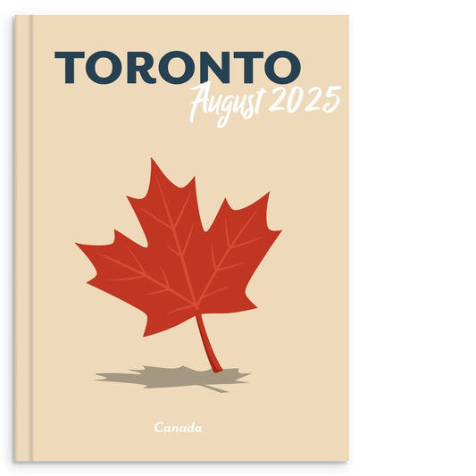 Tripbook Canadá – Álbum de viaje personalizado skyline in wood - Skylinecity