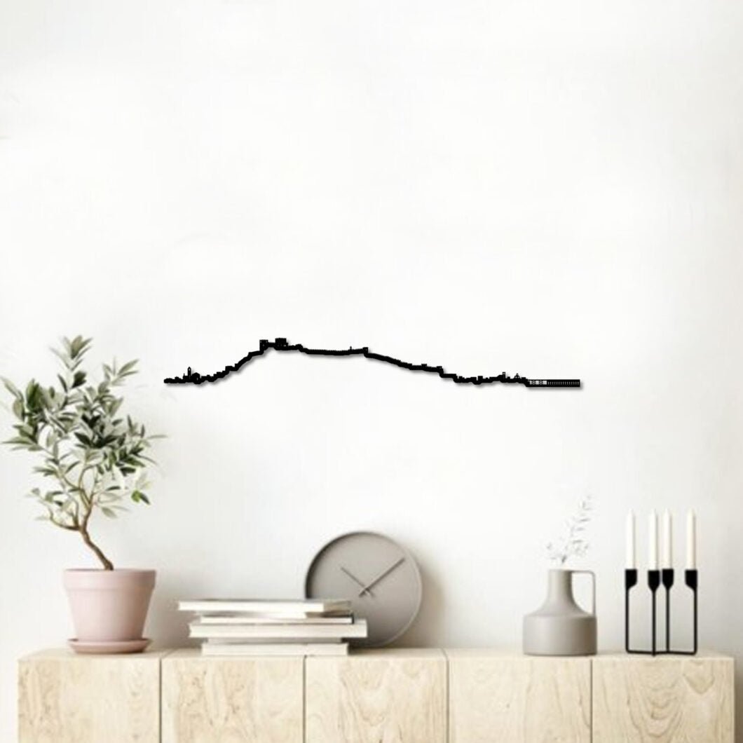 Skyline Almería skyline in wood - Skylinecity