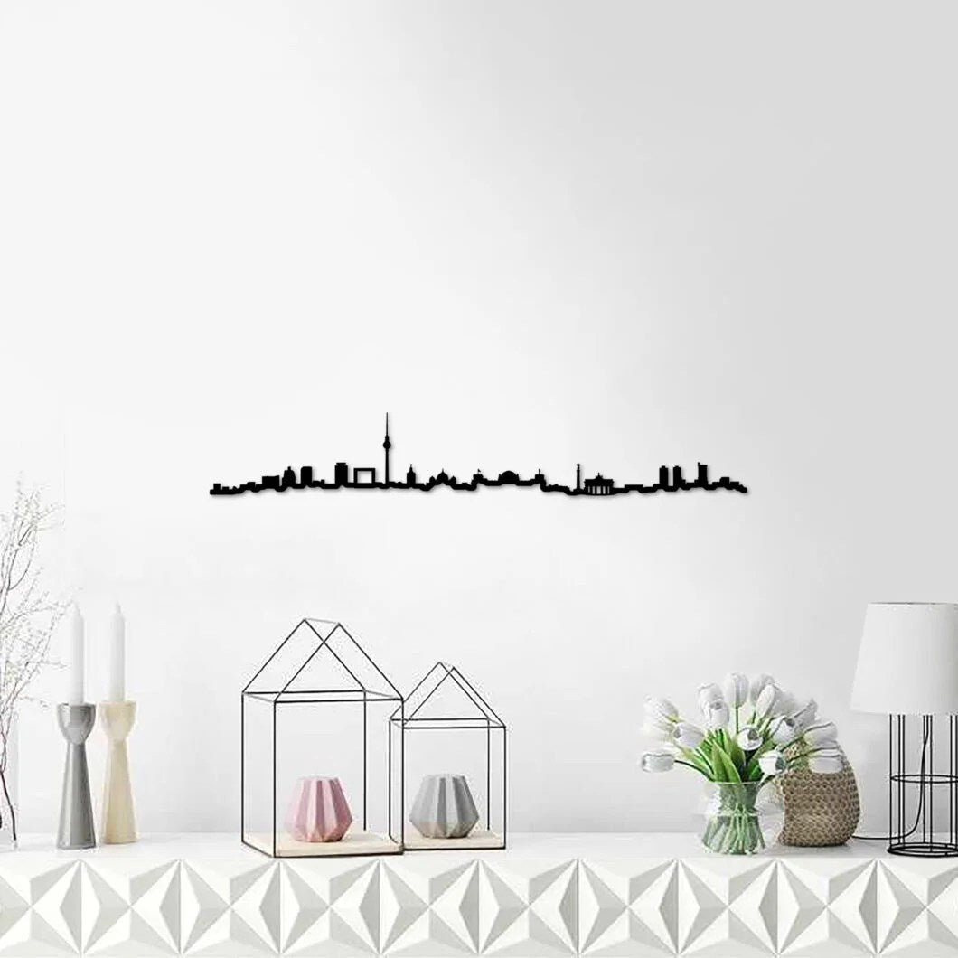 Skyline Berlín skyline in wood - Skylinecity