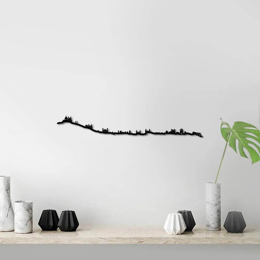 Skyline Braga skyline in wood - Skylinecity