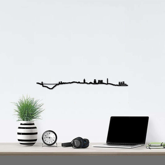 Skyline Bristol skyline in wood - Skylinecity