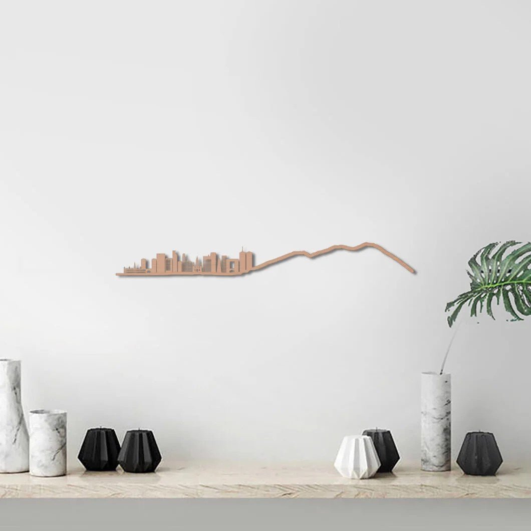 Skyline Caracas skyline in wood - Skylinecity