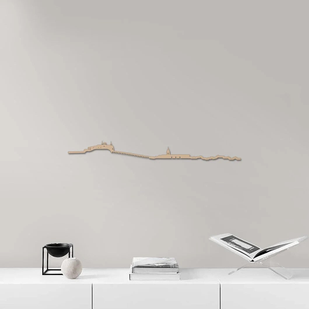 Skyline Cascante skyline in wood - Skylinecity