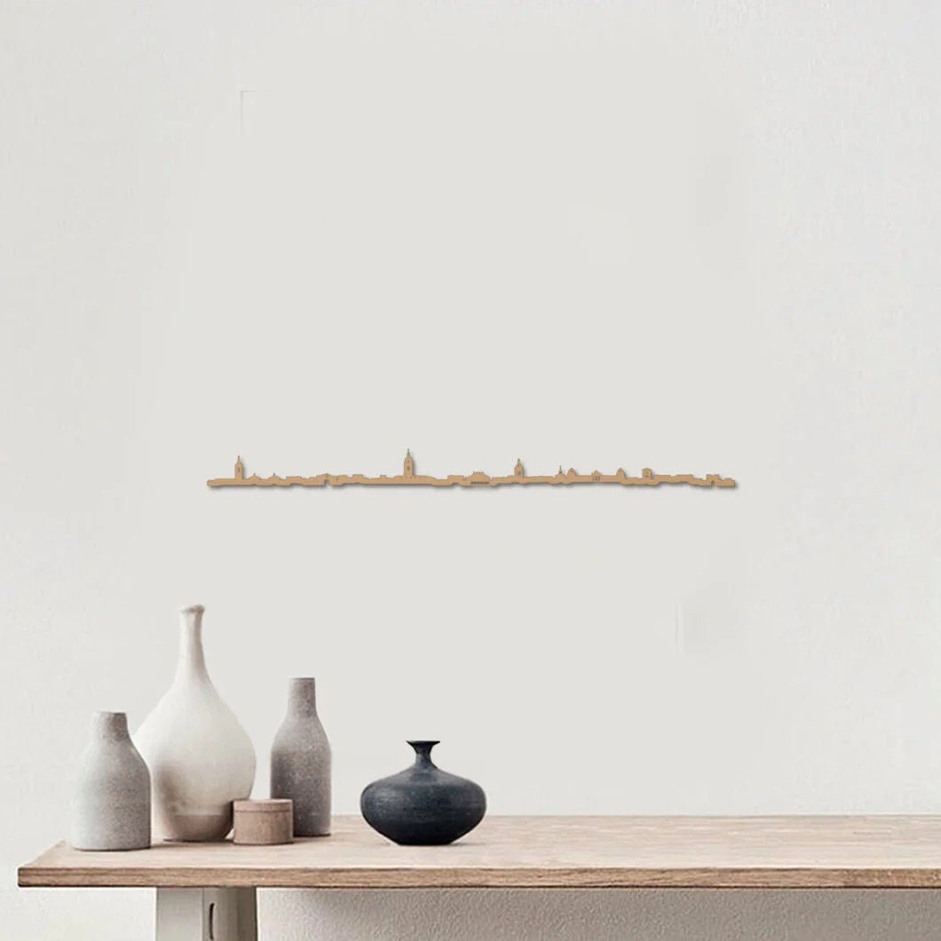 Skyline Ciudad Real skyline in wood - Skylinecity