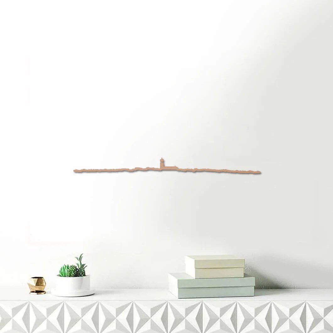 Skyline Colmenar Viejo skyline in wood - Skylinecity