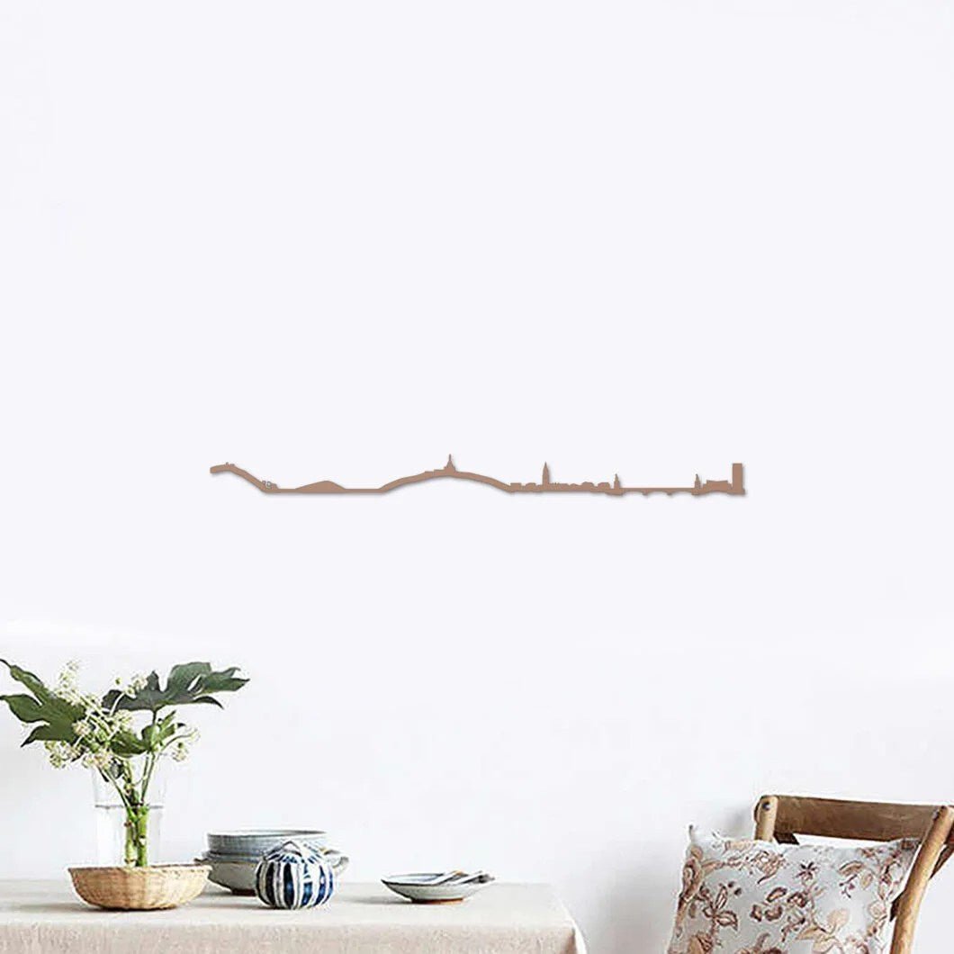 Skyline Donostia / San Sebastián skyline in wood - Skylinecity