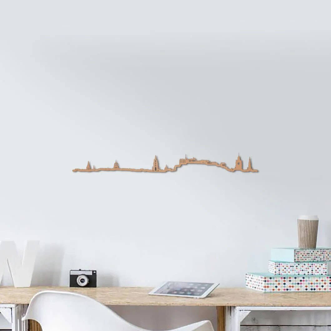 Skyline Edimburgo skyline in wood - Skylinecity