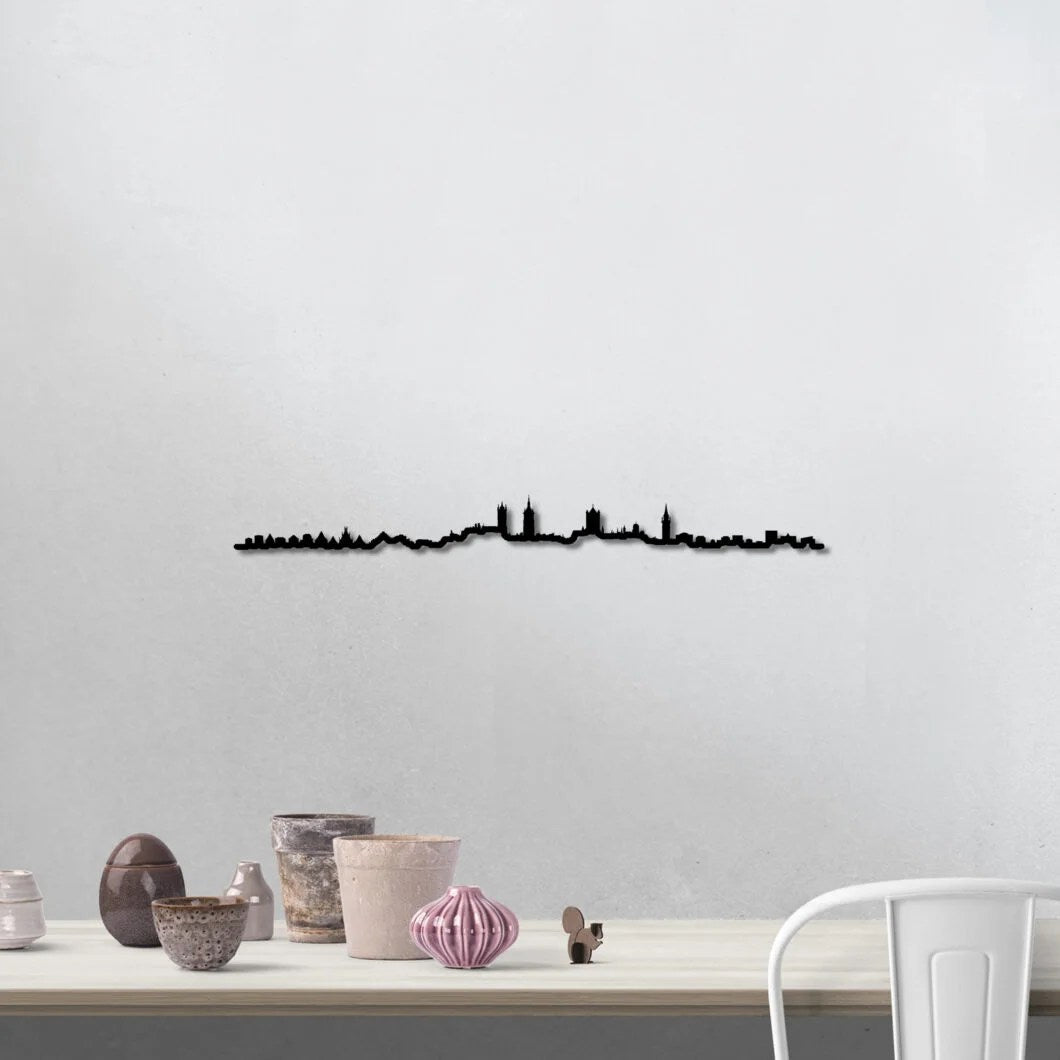 Skyline Gante skyline in wood - Skylinecity