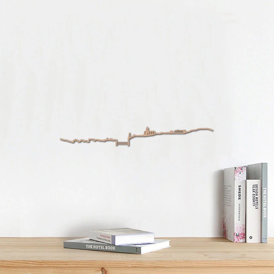 Skyline Girona skyline in wood - Skylinecity