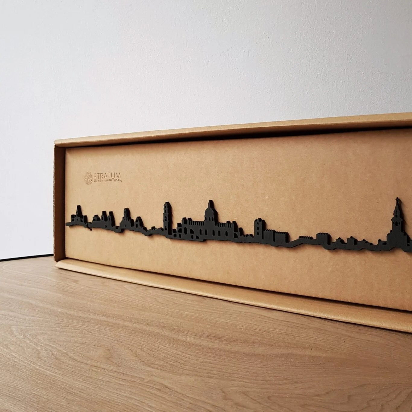 Skyline Jerez de la Frontera skyline in wood - Skylinecity