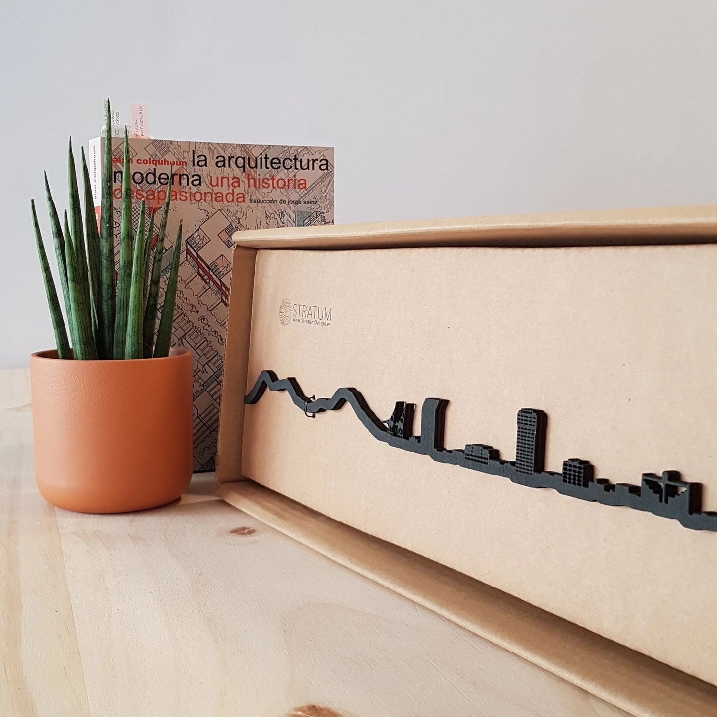 Skyline Las Palmas de Gran Canaria skyline in wood - Skylinecity