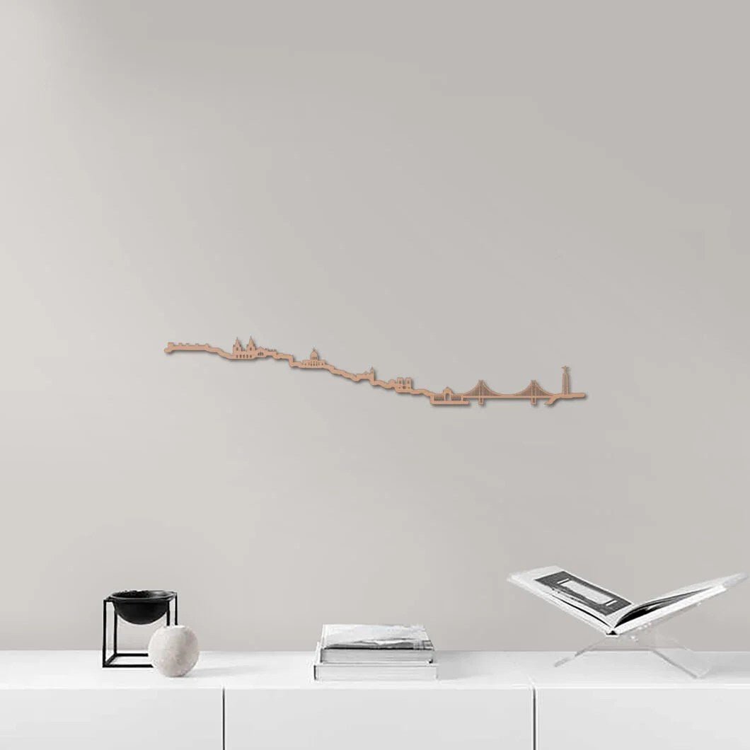 Skyline Lisboa skyline in wood - Skylinecity