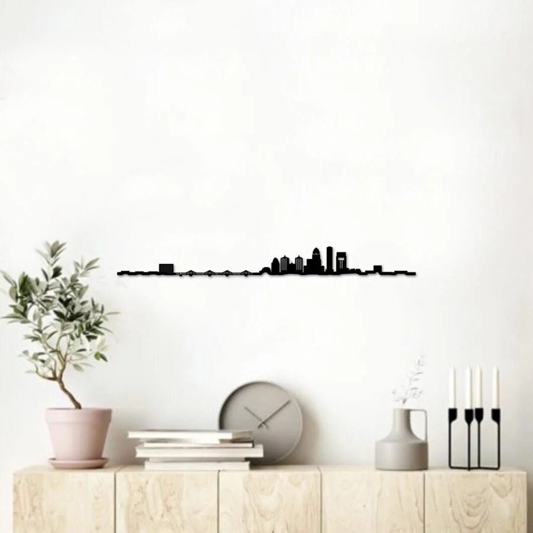 Skyline Louisville skyline in wood - Skylinecity