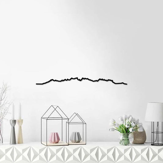 Skyline Montserrat skyline in wood - Skylinecity