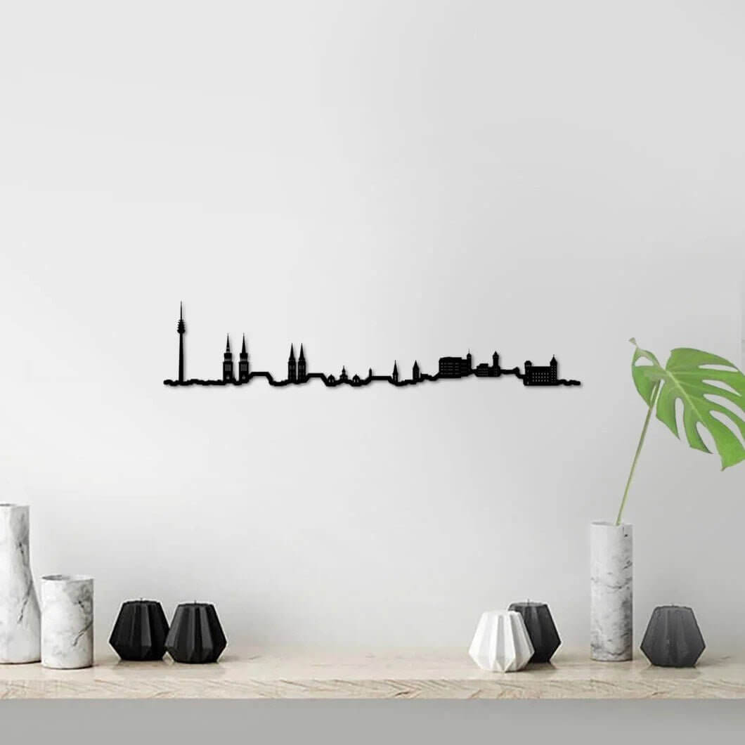 Skyline Núremberg skyline in wood - Skylinecity
