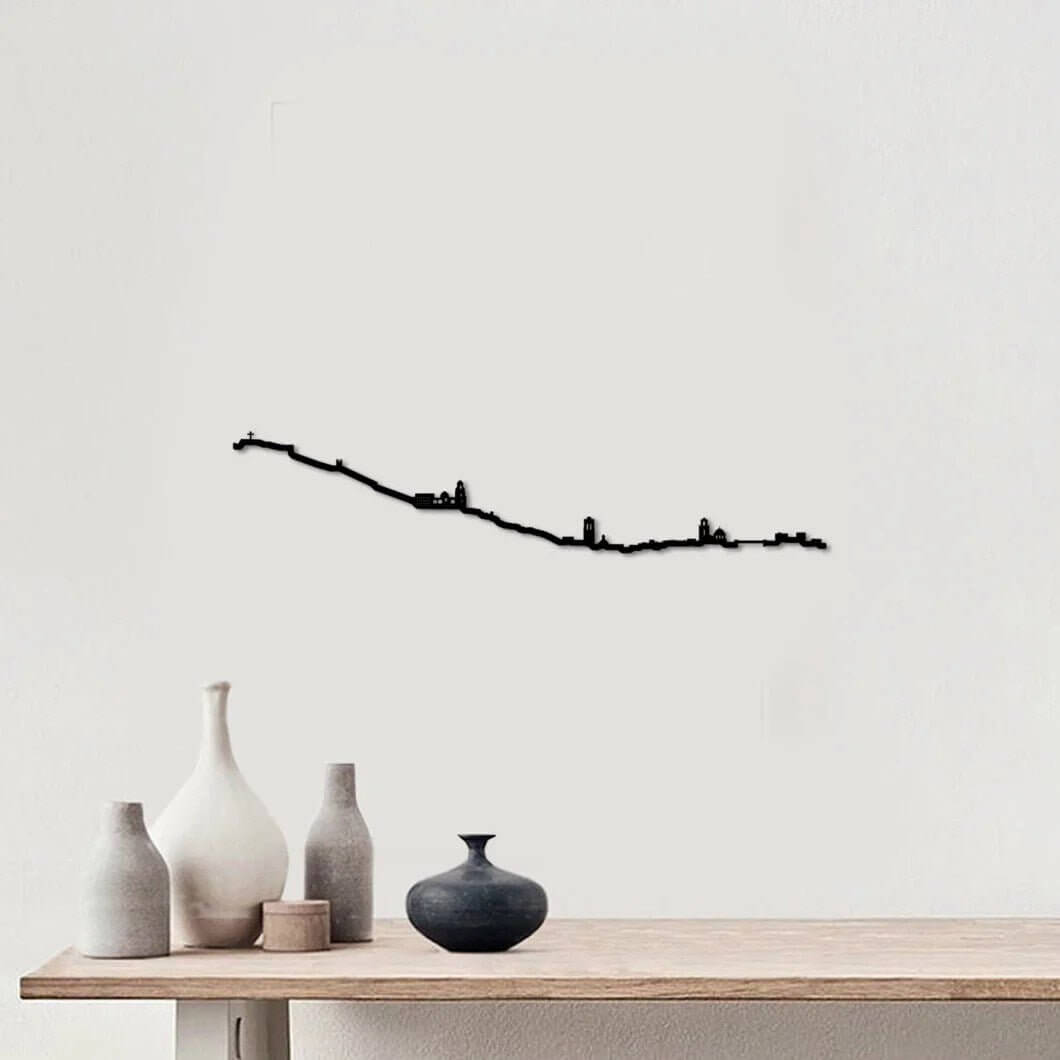 Skyline Orihuela skyline in wood - Skylinecity