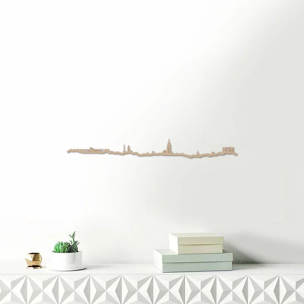 Skyline Oviedo skyline in wood - Skylinecity