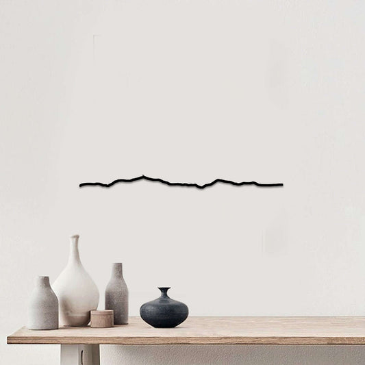 Skyline Parc Natural del Tossal Gros de Miramar skyline in wood - Skylinecity