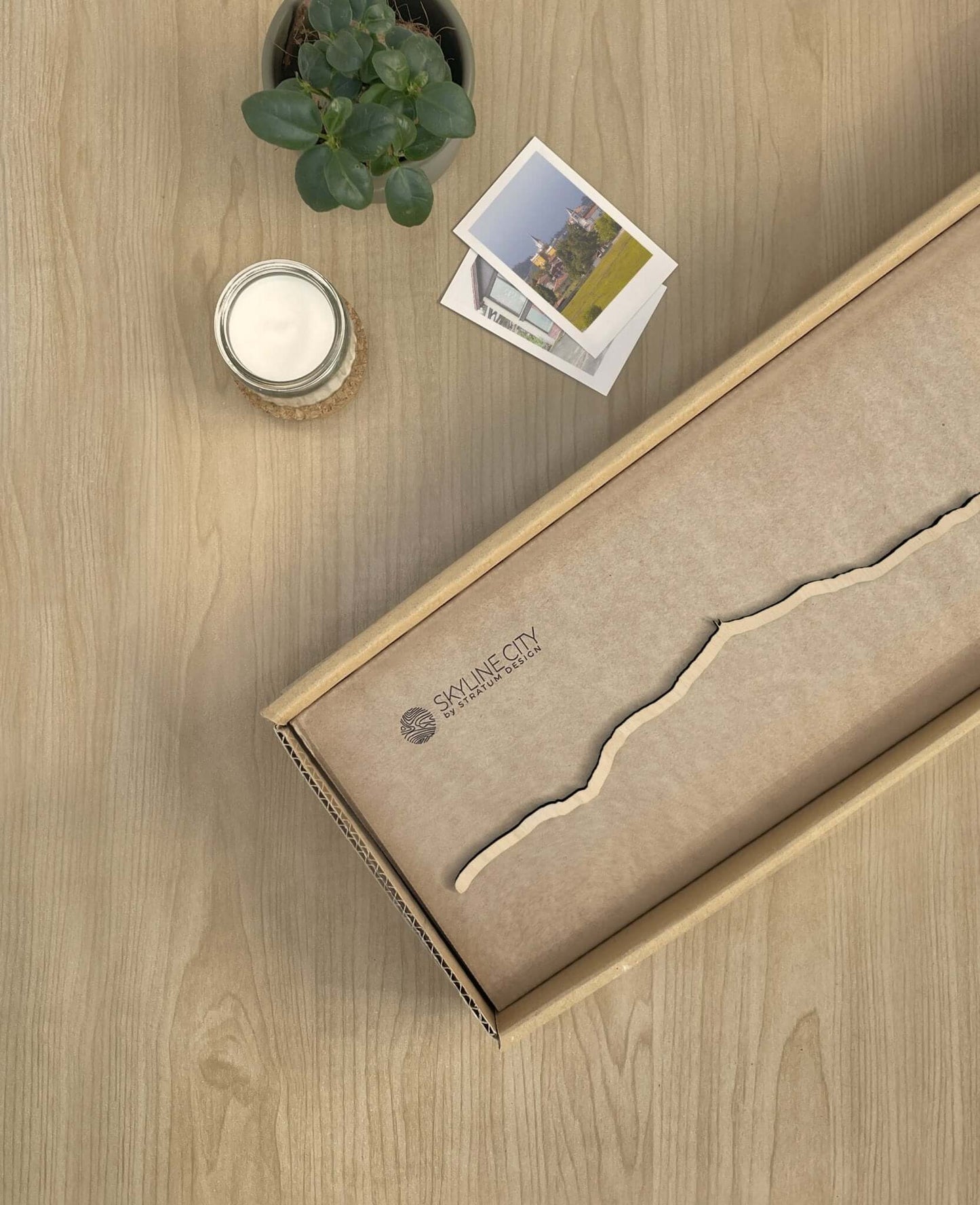 Skyline Parc Natural del Tossal Gros de Miramar skyline in wood - Skylinecity