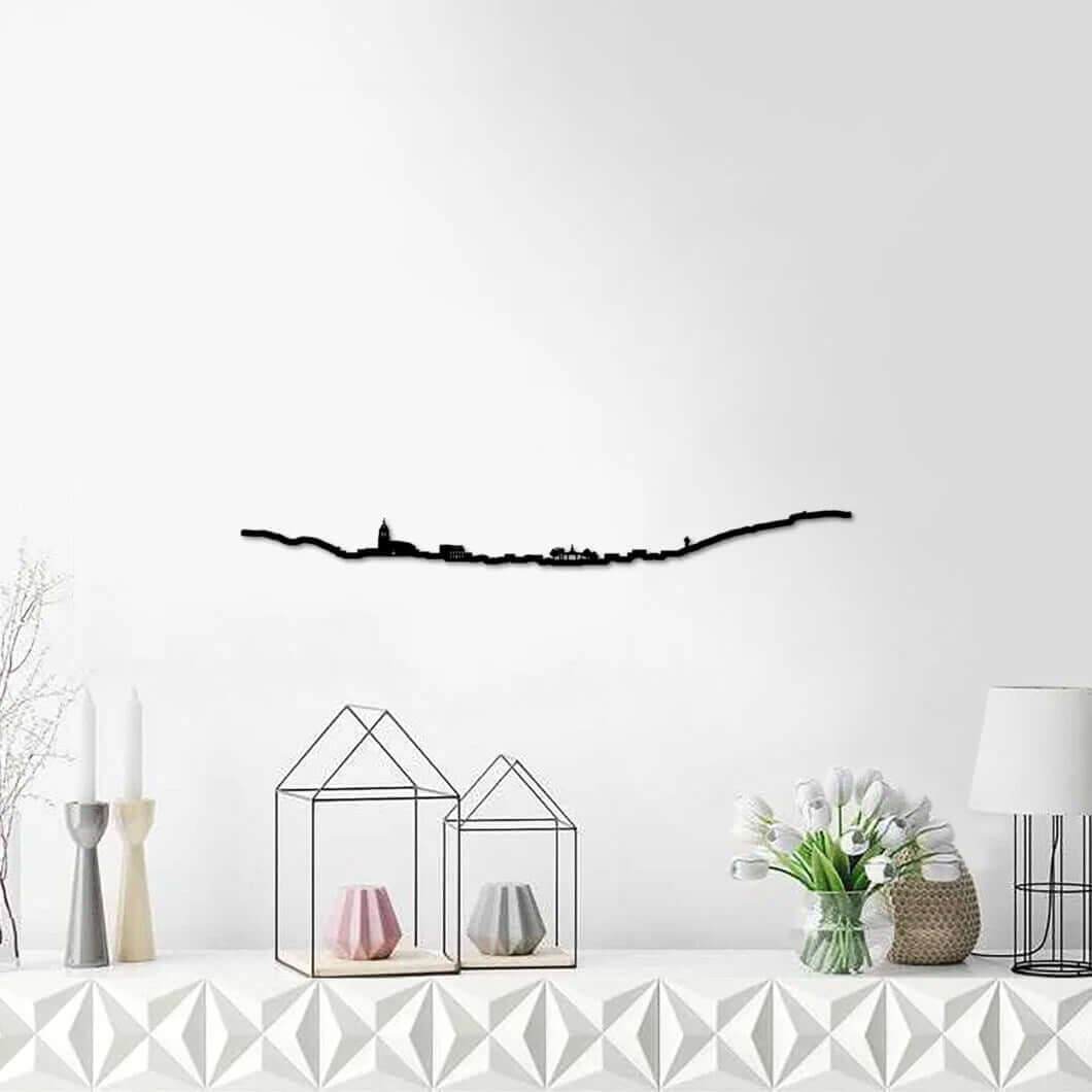 Skyline Puertollano skyline in wood - Skylinecity