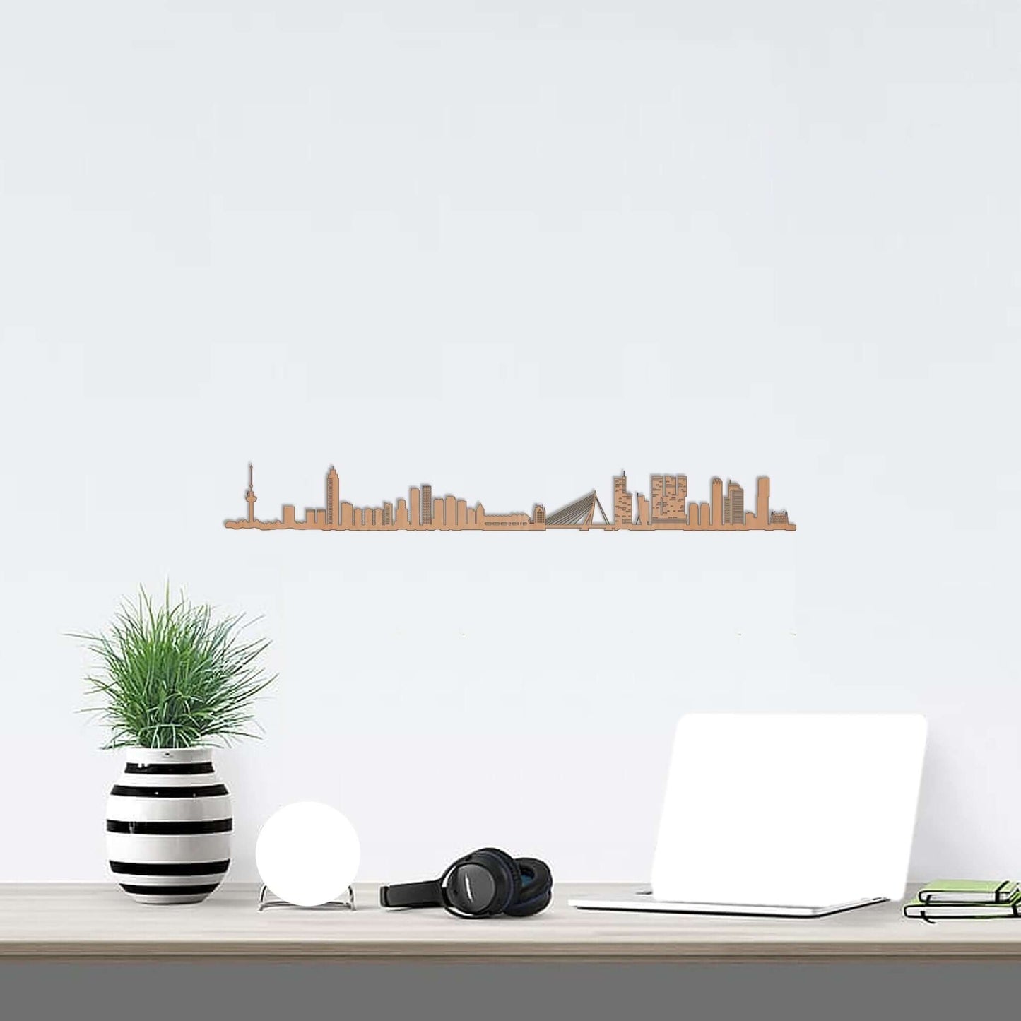 Skyline Rotterdam skyline in wood - Skylinecity