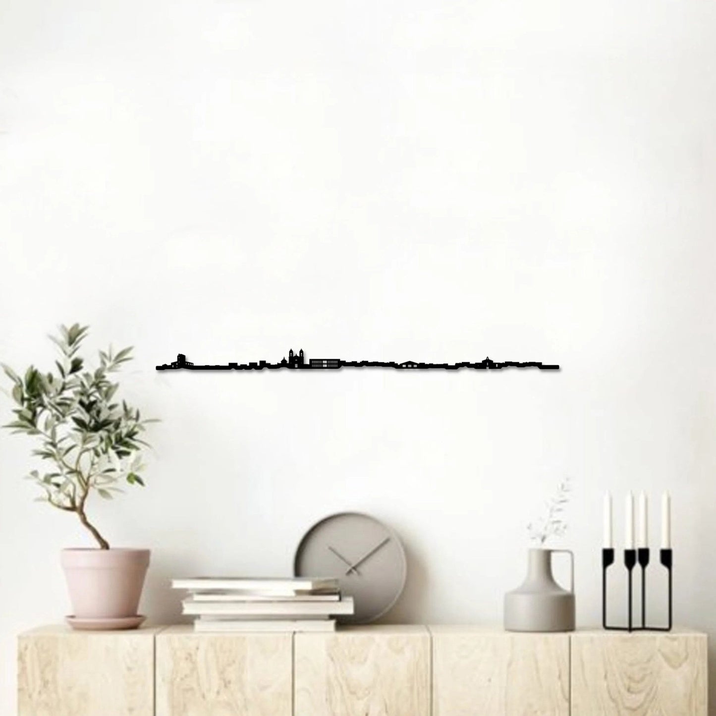 Skyline Sant Joan d'Alacant skyline in wood - Skylinecity