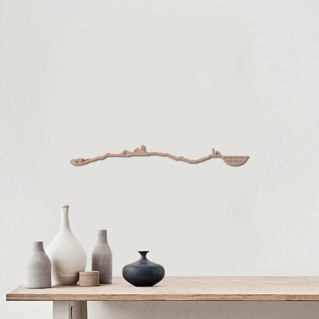 Skyline Tarragona skyline in wood - Skylinecity