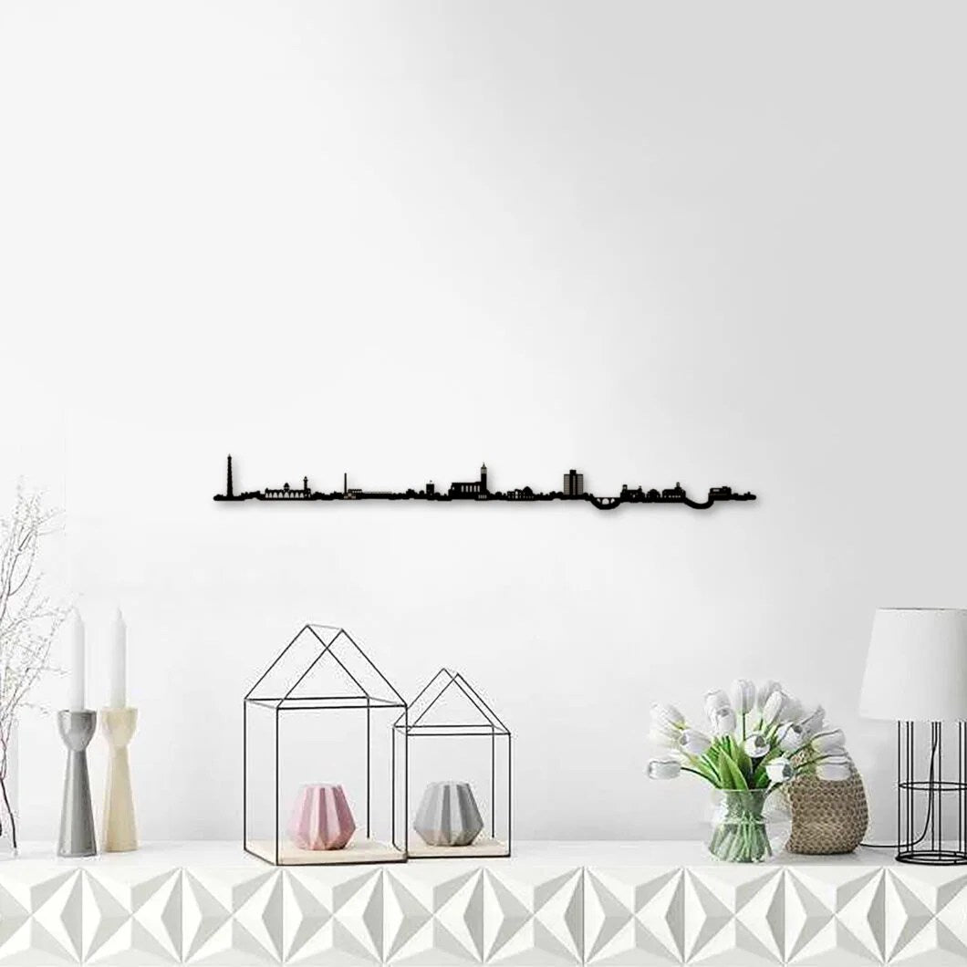 Skyline Terrassa skyline in wood - Skylinecity