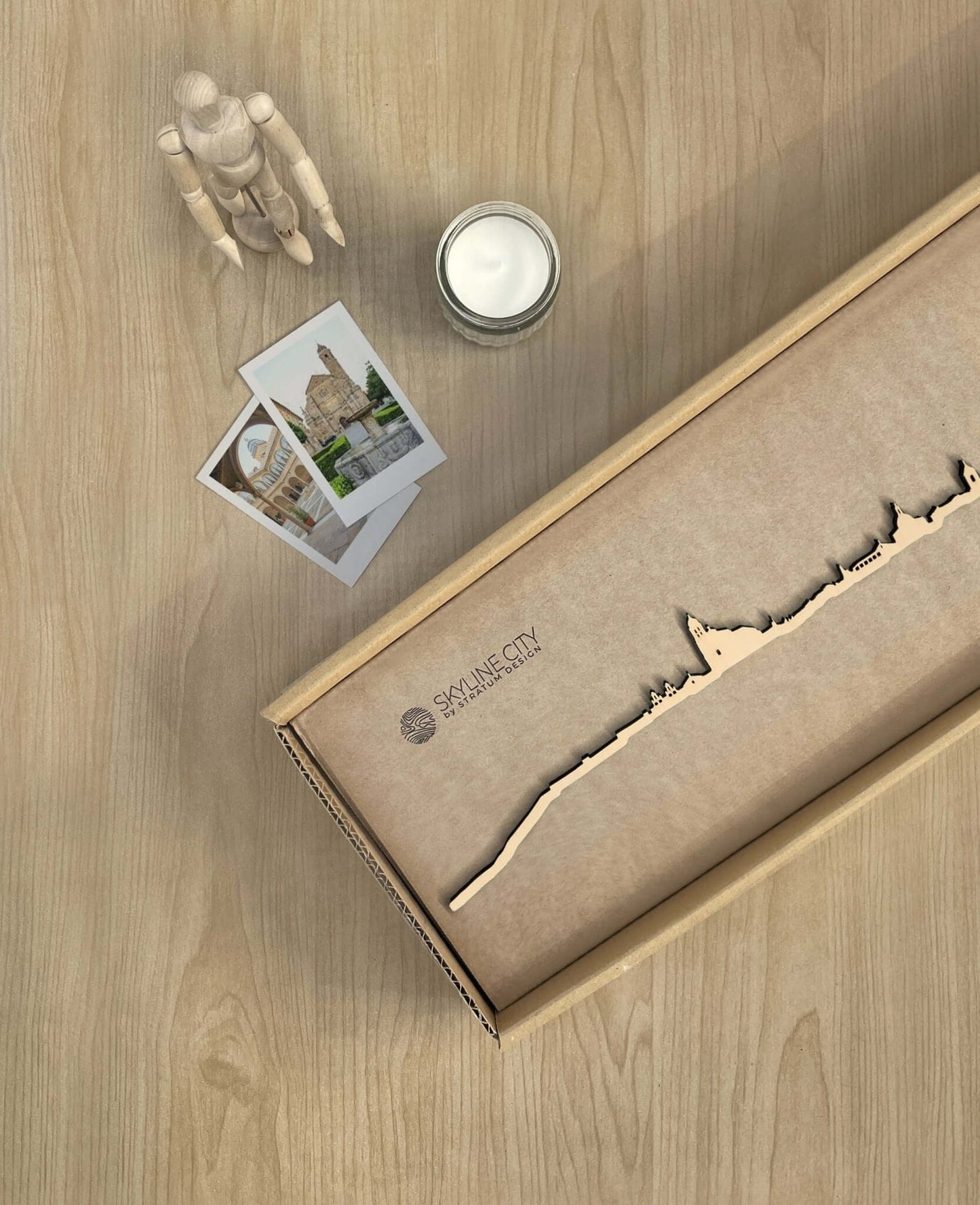 Skyline Úbeda skyline in wood - Skylinecity