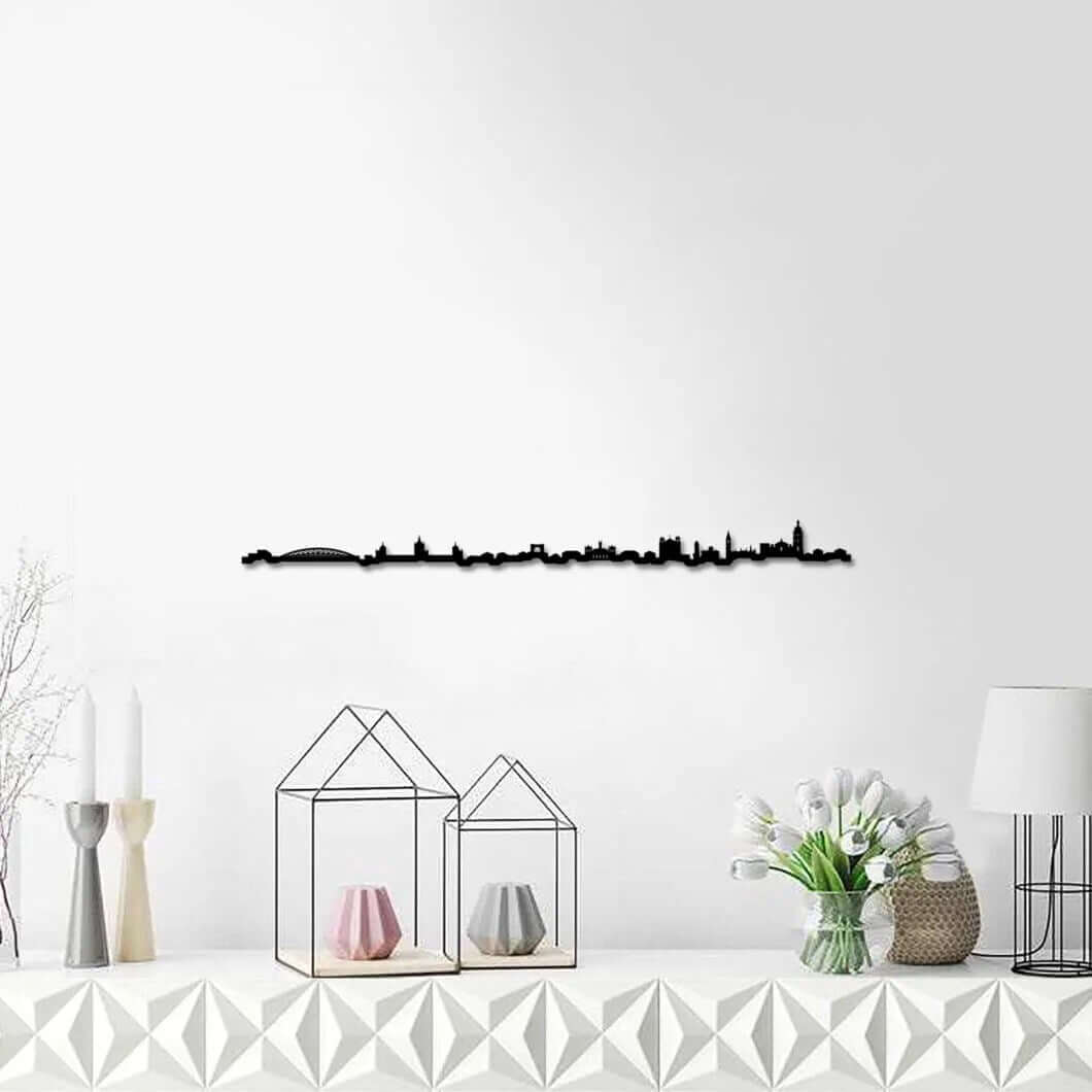 Skyline Valladolid skyline in wood - Skylinecity