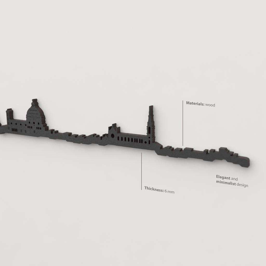 Vista del acabado natural en la silueta de Florencia, con edificios históricos.