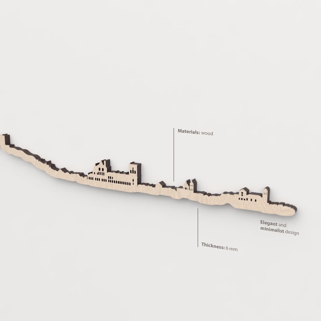 Textura y veta de la madera de abedul natural del skyline Granada.