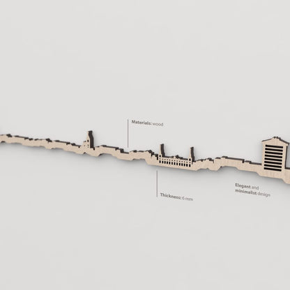 Vetado de la madera natural en el skyline Huelva.